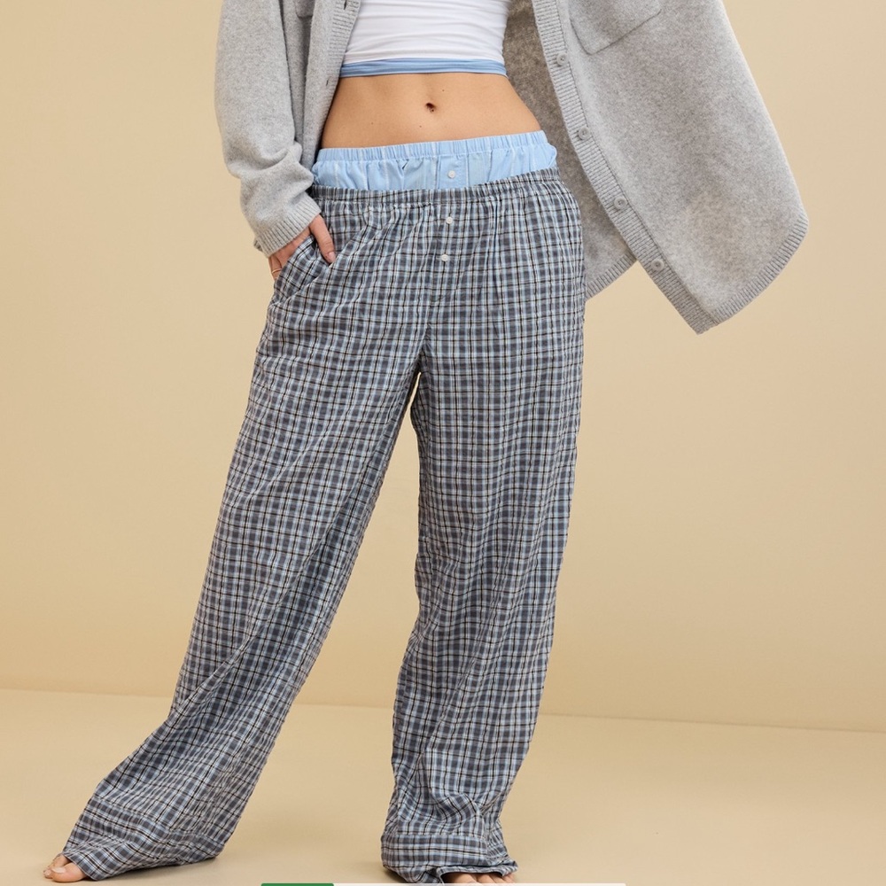 Aerie Off-Duty Seersucker Trouser PJ